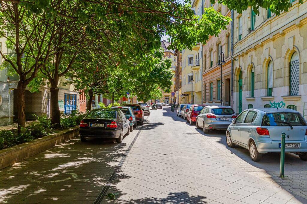 Roomy 80sqm At Center Free Parking Space, Ac & Balcony Budapeste