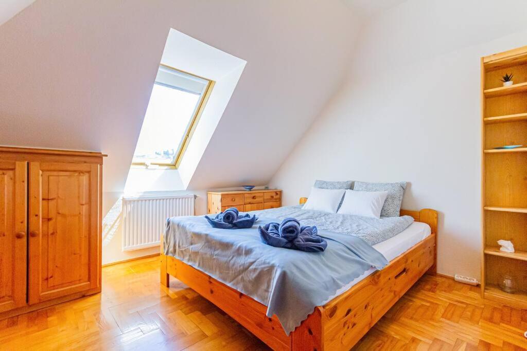 Roomy 80sqm At Center Free Parking Space, Ac & Balcony Apartment Budapest